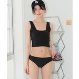 フラワーパイル セットアップ スイムウェア 水着 レディース | OSYAREVO | 詳細画像7 