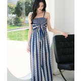 カバーアップ リゾート柄 オールインワン 水着 レディース | OSYAREVO | 詳細画像10