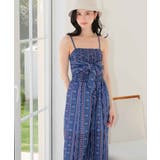 カバーアップ リゾート柄 オールインワン 水着 レディース | OSYAREVO | 詳細画像15