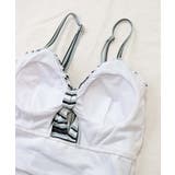 ワイドパンツ 付き ストライプ柄 ワンピース水着 レディース | OSYAREVO | 詳細画像35 