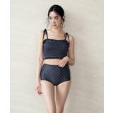 水着 レディース シャーリング ビキニ セットアップ 2点セット セパレート | OSYAREVO | 詳細画像26 