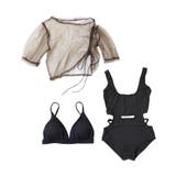 シアートップス 付き レイヤード ワンピース水着 セットアップ レディース | OSYAREVO | 詳細画像30