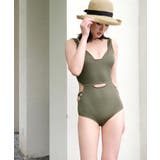 シアートップス 付き レイヤード ワンピース水着 セットアップ レディース | OSYAREVO | 詳細画像22