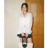 カバーアップ ギャザー ブラウス セットアップ 体型カバー レディース | OSYAREVO | 詳細画像9 