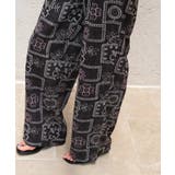 カバーアップ リゾート ワイドパンツ 体型カバー レディース	 | OSYAREVO | 詳細画像6 