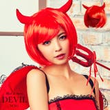 ハロウィン デビル かつら | OSYAREVO | 詳細画像1