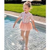 キッズ フラワープリント チュール ワンピース 水着 | OSYAREVO | 詳細画像12 