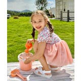 キッズ フラワー柄 チャイナ チュール ワンピース 水着 | OSYAREVO | 詳細画像6