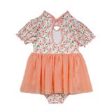 キッズ フラワー柄 チャイナ チュール ワンピース 水着 | OSYAREVO | 詳細画像9