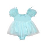 キッズ パフスリーブ ×ホログラム ワンピース 水着 | OSYAREVO | 詳細画像12 