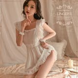 セクシーランジェリー フリルフレア ワンピースランジェリー 下着 ベビードール | OSYAREVO | 詳細画像12