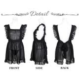 セクシーランジェリー フリルフレア ワンピースランジェリー 下着 ベビードール | OSYAREVO | 詳細画像16