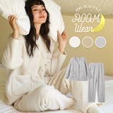 ボア カーディガン ルームウェア セットアップ | OSYAREVO | 詳細画像1 