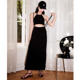 ロングスカート付き ハイネック リブ ビキニ 水着 セットアップ レディース | OSYAREVO | 詳細画像4 