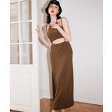 ロングスカート付き ハイネック リブ ビキニ 水着 セットアップ レディース | OSYAREVO | 詳細画像32 