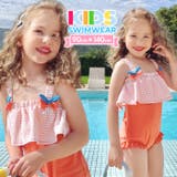 キッズ ギャザーフリル ワンピース 水着 | OSYAREVO | 詳細画像1 