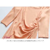 サイドリボン ドレープワンピース | OSYAREVO | 詳細画像16
