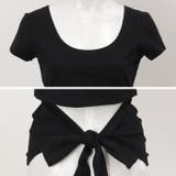 バックオープンリボンTシャツ レディース 夏 | OSYAREVO | 詳細画像16 