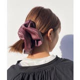 パープル | シュシュ 大きい レザー | TRANSIT ACCSESSORY 