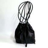 BLACK | ショルダーバッグ 巾着バッグ レディース | TRANSITE