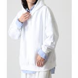 CROSS & STITCH ウェイトビッグシルエットプルパーカー | TRUSS | 詳細画像6