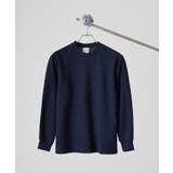 ネイビ- | TRUSS ハニカム長袖Tシャツ(リブ有り) | TRUSS