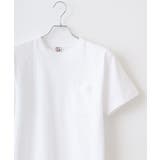 ホワイト | CROSS & STITCH マックスウエイトポケットTシャツ | TRUSS