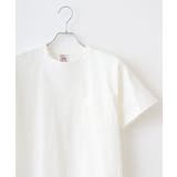 ナチュラル | CROSS & STITCH マックスウエイトポケットTシャツ | TRUSS