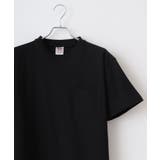 ディープブラック | CROSS & STITCH マックスウエイトポケットTシャツ | TRUSS