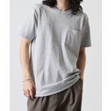 CROSS & STITCH バインダーネックポケットTシャツ | TRUSS | 詳細画像15