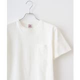ナチュラル | CROSS & STITCH バインダーネックポケットTシャツ | TRUSS