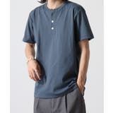 CROSS & STITCH マックスウェイト ヘンリーネック半袖Tシャツ | TRUSS | 詳細画像63
