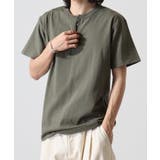 CROSS & STITCH マックスウェイト ヘンリーネック半袖Tシャツ | TRUSS | 詳細画像79