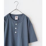 デニム | CROSS & STITCH マックスウェイト ヘンリーネック半袖Tシャツ | TRUSS