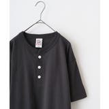 スミクロ | CROSS & STITCH マックスウェイト ヘンリーネック半袖Tシャツ | TRUSS
