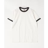 ナチュラル×スミクロ | CROSS & STITCH マックスウェイト 半袖 リンガーTシャツ | TRUSS