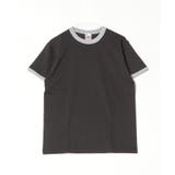 スミクロ×ヘザーグレー | CROSS & STITCH マックスウェイト 半袖 リンガーTシャツ | TRUSS