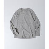 ヘザ-グレ- | CROSS & STITCH マックスウェイトロングスリーブTシャツ | TRUSS