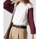 CROSS & STITCH 3/4スリーブ ベースボールTシャツ | TRUSS | 詳細画像1