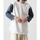 CROSS & STITCH 3/4スリーブ ベースボールTシャツ | TRUSS | 詳細画像85