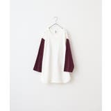 ナチュラル×バ-ガンディー | CROSS & STITCH 3/4スリーブ ベースボールTシャツ | TRUSS