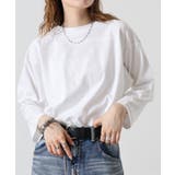 CROSS & STITCH オープンエンド フットボール 七分袖Tシャツ | TRUSS | 詳細画像3
