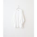 ホワイト | CROSS & STITCH リラックスフィット ラグランTシャツ | TRUSS