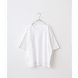 ホワイト | CROSS & STITCH OEウィメンズオーバーTシャツ | TRUSS
