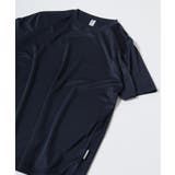 ネイビ- | TRUSS SUSTAINABLE リサイクルポリエステルTシャツ | TRUSS