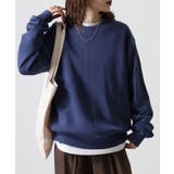 CROSS&STITCH ピグメントスウェットシャツ | TRUSS | 詳細画像3