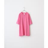 Pピンク | CROSS & STITCH 6.2オンス ピグメント 半袖 Tシャツ | TRUSS