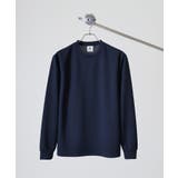 ネイビ- | BEES BEAM ファイバードライロングスリーブTシャツ | TRUSS