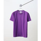 パープル | BEES BEAM ファイバードライTシャツ | TRUSS