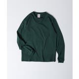 Dグリーン | CROSS & STITCH マックスウェイトロングスリーブTシャツ | TRUSS